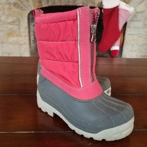 Lands End girls winter snow boots size